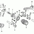 CRF450X Вилка переключения передач
