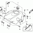 CBR1000RR Кожух бака