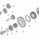 CRF450X Муфта стартера