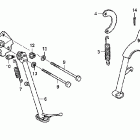 CB250 Подножка