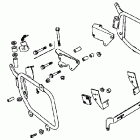 VTX1800F1 Saddlebag mount brackets