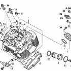 VTX1800F1 Головка цилиндров передняя