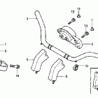 VTX1800F3 Руль и панель переднего номера