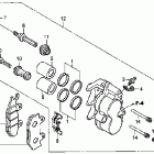 CMX250C Передний тормозной суппорт
