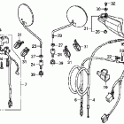 XR650L Рулевые переключатели и тросы