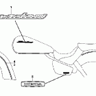 VT750CA Наклейки