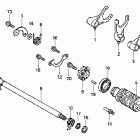 VTX1800F3 Вилка переключения передач