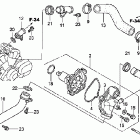 VTX1800N1 Водяной насос