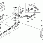 VTX1800F1 Задний тормозной цилидр
