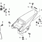 CRF80F Заднее крыло