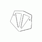 VTX1800F3 Backrest trim (low, sportcustom)