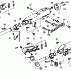 VTX1800N3 Exhaust muffler (2)