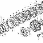 VT750CA Сцепление