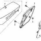 CRF450R Seat @ side cover (crf450r'05-'07)