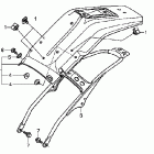 XR650L Заднее крыло