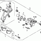 CRF250R Задний суппорт тормозной