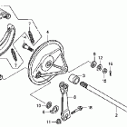CB250 Задний тормоз