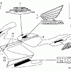 VFR800A Наклейки