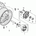 CBR1000RR Заднее колесо