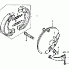 CRF70F Передний тормоз