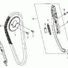 CB250 Цепь,натяжитель