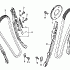 VTX1800F3 Цепь ГРМ и натяжитель