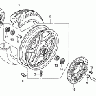 VTX1800F1 Front wheel (vtx1800f)