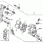 XR650L Передний тормозной суппорт