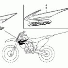 CRF150RB Наклейки