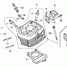 CRF80F Головка цилиндра