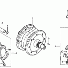 VTX1800F3 Коленвал и поршни