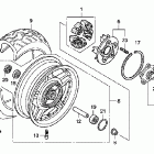 VTX1800F1 Rear wheel (vtx1800f)