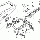 VTX1800F1 Rear fender - grab rail (vtx1800f)
