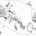 VTX1800N1 Передний тормоз правый