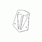 VTX1800F3 Backrest trim (tall, sport custom)