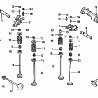VTX1800F3 Распредвал и клапана