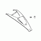 VTX1300C Leather tank belt (plain)