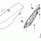 CRF150RB Сиденье и обшивка боковая