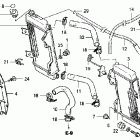 CRF250X Радиатор
