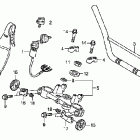 CRF230F Руль и панель переднего номера
