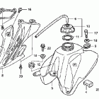 CRF50F Топливный бак