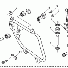 VTX1800T2 Saddlebag mounting bracket