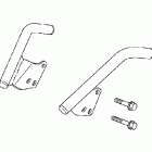 VTX1300C Chrome passenger grab rail