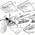 XR650L Наклейки