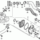 VTX1800F1 Водяной насос