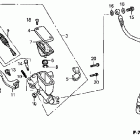 CRF230F Главный тормозной цилиндр - передний