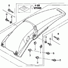 CRF450R Заднее крыло
