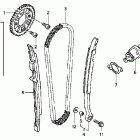 CRF450R Цепь ГРМ и натяжитель