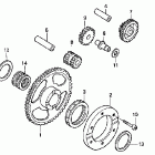 XR650L Муфта стартера