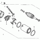 VTX1800F3 Стартер электрический